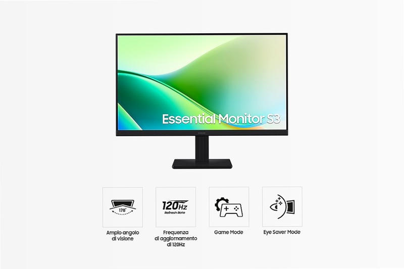 Monitor LED Serie S31GF da 24" Full HD Flat LS24F310EAUXEN | Samsung Italia