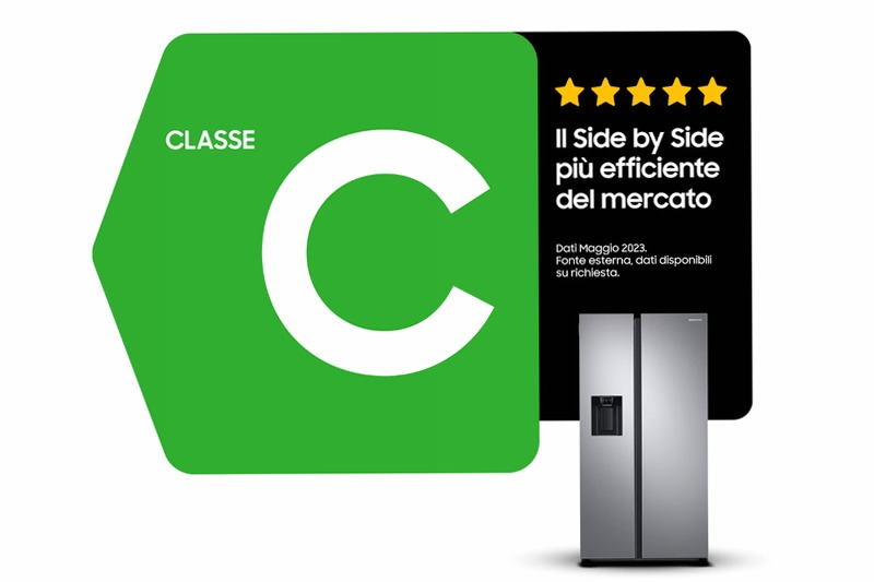 Frigorifero Side by Side Serie 8000 RS68A884CSL C