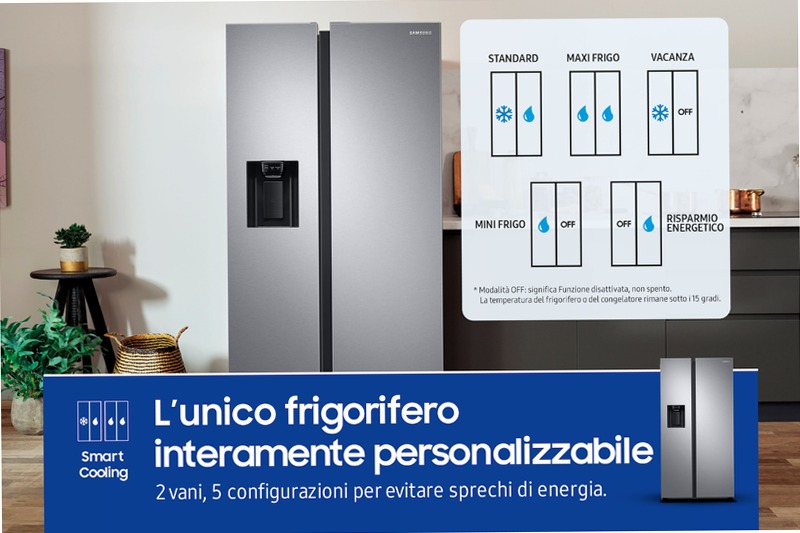 Frigorifero Side by Side Serie 8000 RS68A884CSL C
