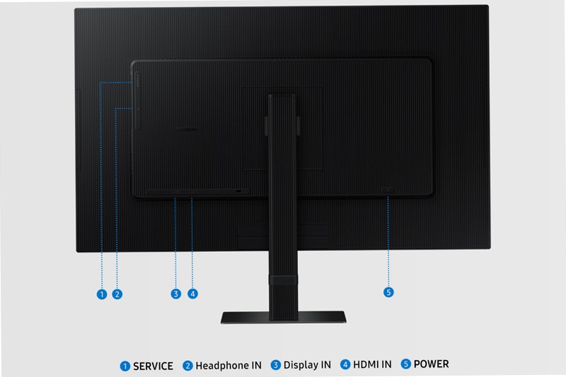Monitor HRM ViewFinity S7 - S70D da 27" Nero IPS