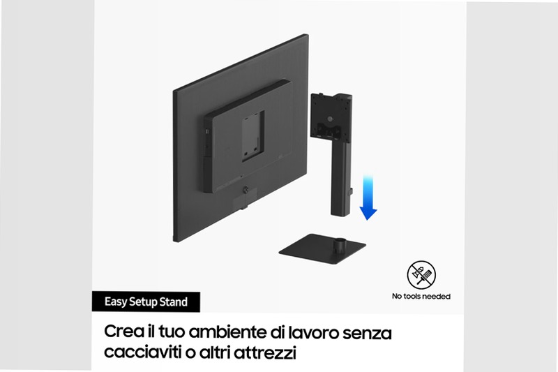 Monitor HRM ViewFinity S7 - S70D da 27" Nero IPS