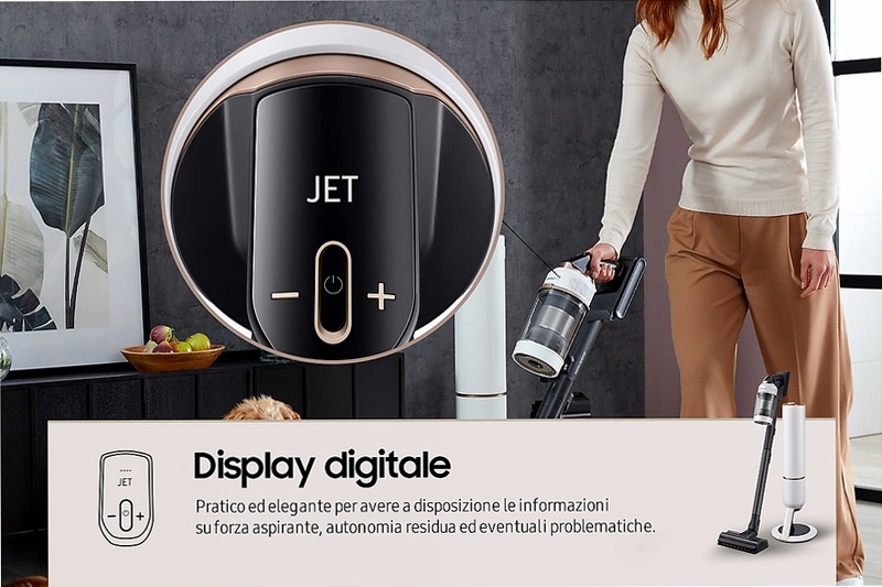 Aspirapolvere senza filo Samsung Bespoke Jet™ Plus pet 210W VS20B95823W