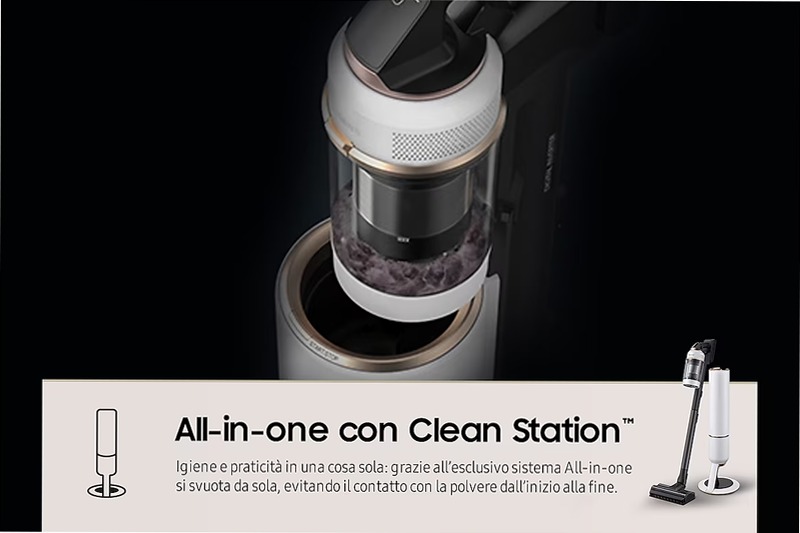 Aspirapolvere senza filo Samsung Bespoke Jet™ Plus pet 210W VS20B95823W