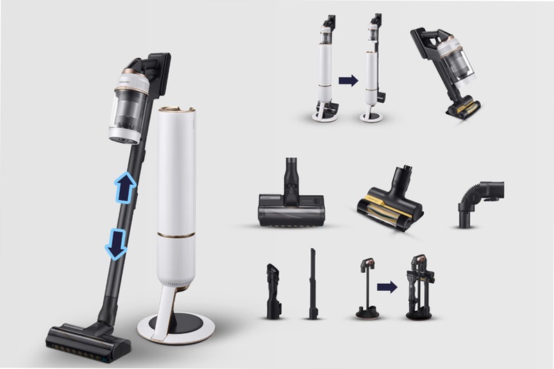 Aspirapolvere Samsung Bespoke Jet™ Plus VS20B95823W 2lt Nero 580w