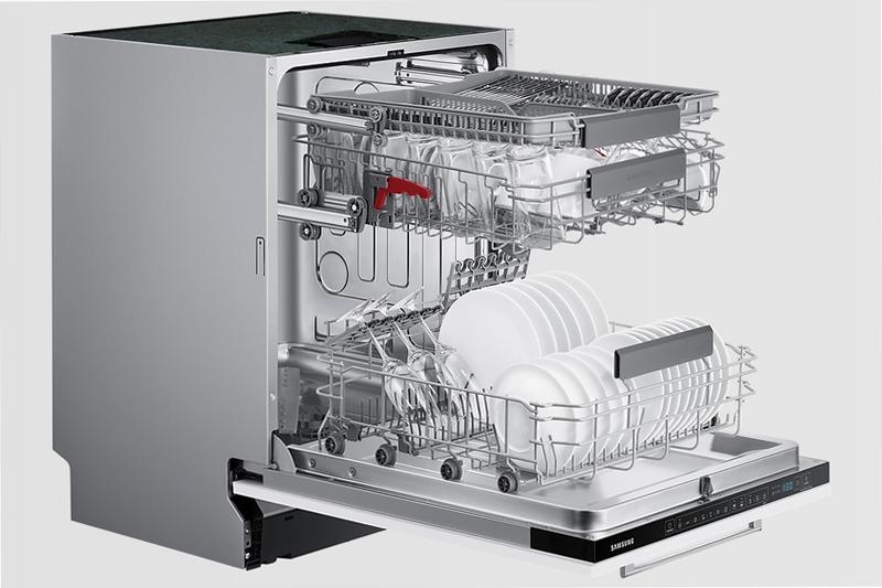 Samsung Lavastoviglie DW60A6092BB - Pulizia Efficace e Economica D 14 Incasso