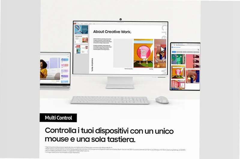 Smart Monitor M8 - M80D da 32'' UHD Bianco VA