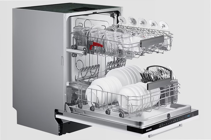 Lavastoviglie Samsung Serie 50 DW60A6080BB E 13 Blu Incasso