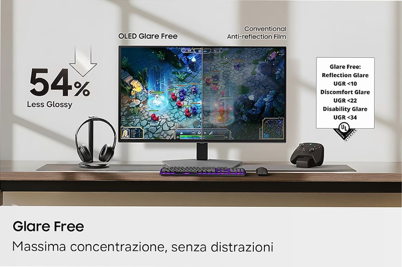 Monitor Gaming Odyssey OLED G8 - G80SH da 32" UHD Flat
