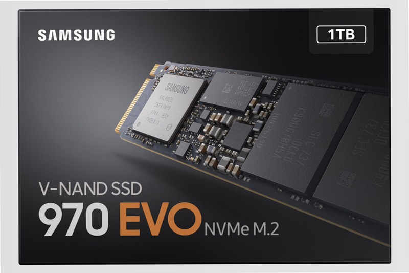 970 EVO NVMe M.2 SSD 1 TB 3500MB/s 3500MB/s