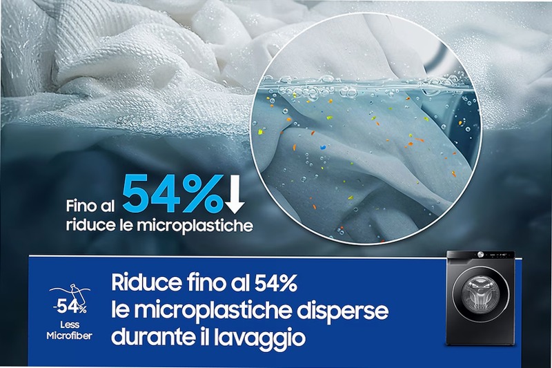 Lavatrice Samsung AI Control Ecodosatore 10Kg Nero