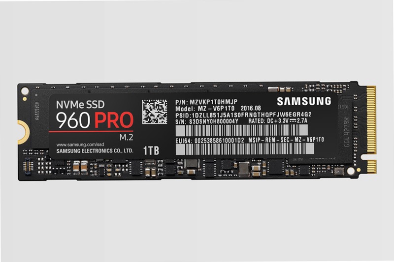 960 PRO NVMe M.2 SSD 1 TB PCIe 3.0 3500MB/s 3500MB/s