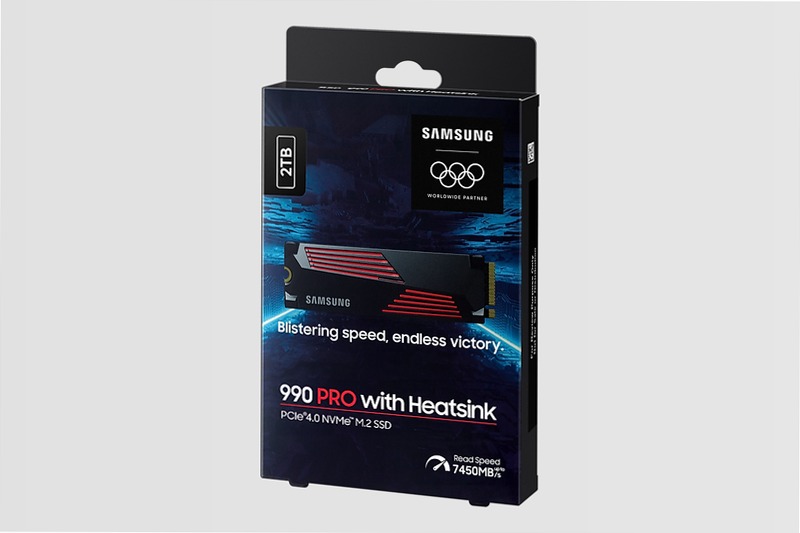 990 PRO NVMe con dissipatore di calore SSD interno 2TB