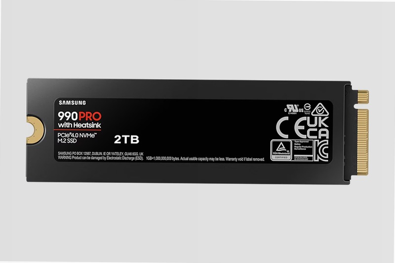 990 PRO NVMe con dissipatore di calore SSD interno 2TB