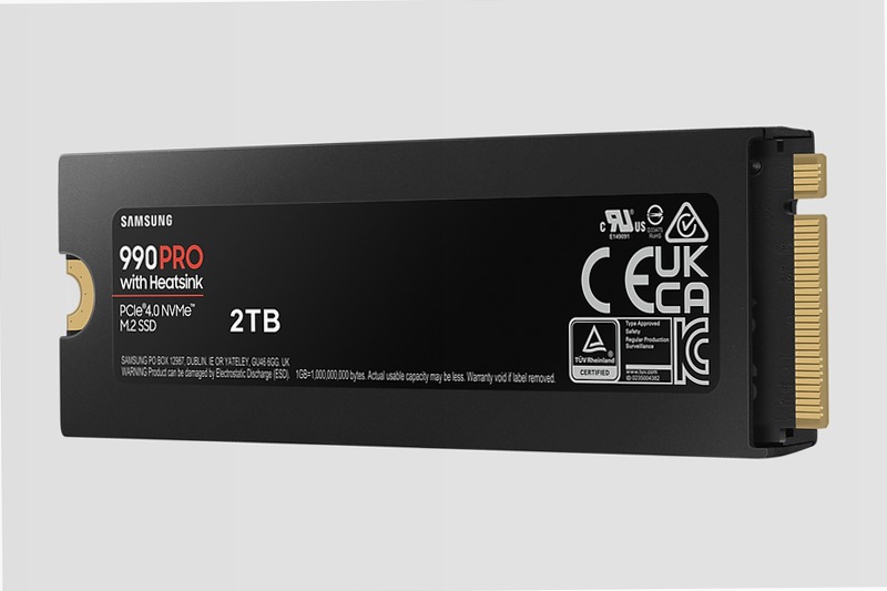 990 PRO NVMe con dissipatore di calore SSD interno 2TB