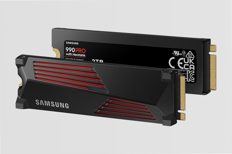990 PRO NVMe con dissipatore di calore SSD interno 2TB