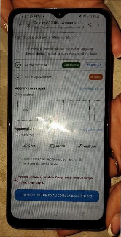 Galaxy A13 5G - Sfida i limiti della tecnologia 4GB 4GB Nero