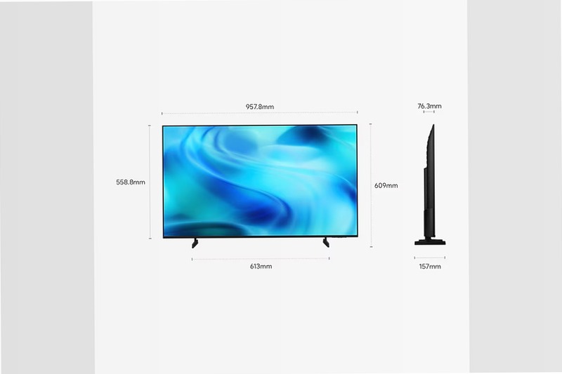 43" Mini LED M1EH 4K Vision AI Smart TV Nero