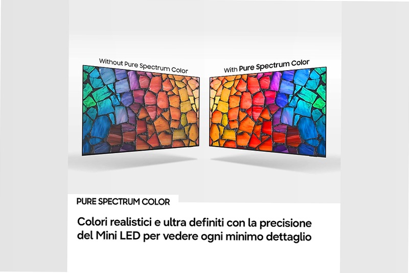 43" Mini LED M1EH 4K Vision AI Smart TV Nero