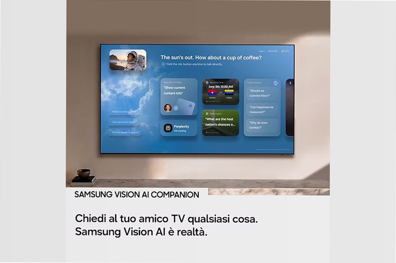 43" Mini LED M1EH 4K Vision AI Smart TV Nero