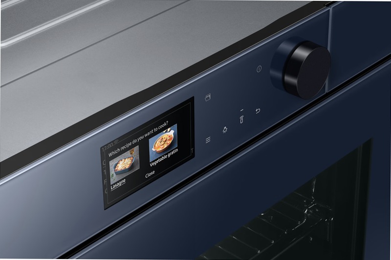 Forno a Vapore BESPOKE Dual Cook Steam Serie 7 NV7B7977CBN/U5 | Samsung IT 76 Blu