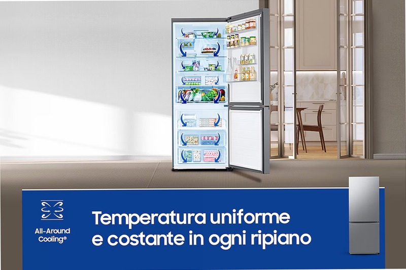 Frigorifero Combinato Samsung FIRST 75 AI Ghiaccio