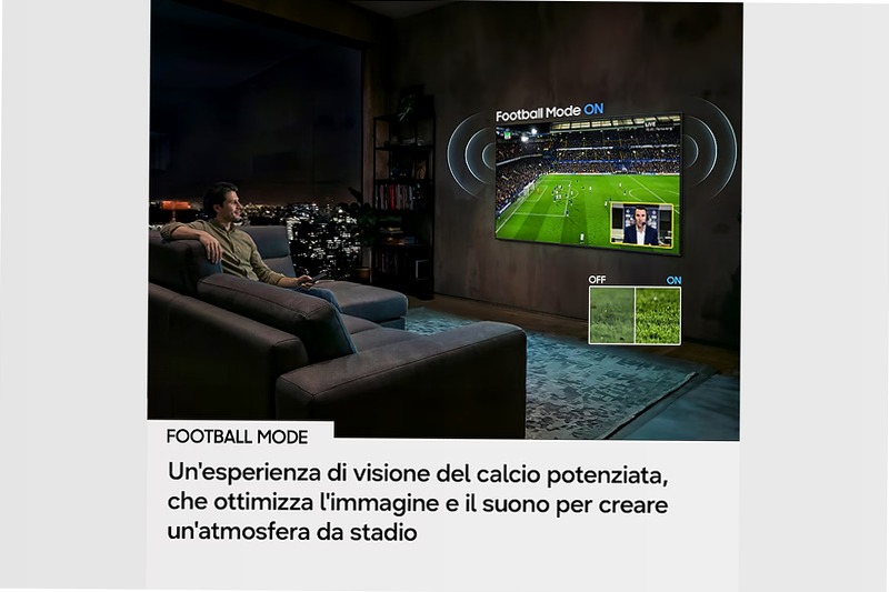 75" Crystal UHD U8000H 4K Smart TV Nero