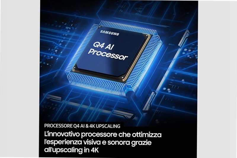 2025 Q7F4 65 pollici 4K QLED Samsung Vision AI TV Nero