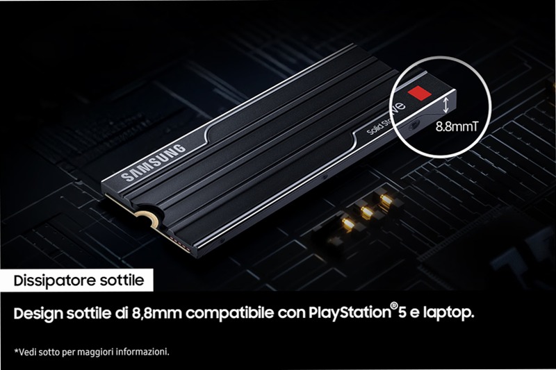9100 PRO NVMe con dissipatore di calore - Prestazioni ultrà veloci PCIe 5.0