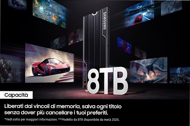 9100 PRO NVMe con dissipatore di calore SSD interno 1TB PCIe 5.0