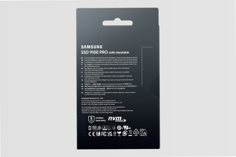 9100 PRO NVMe con dissipatore di calore - Prestazioni ultrà veloci PCIe 5.0