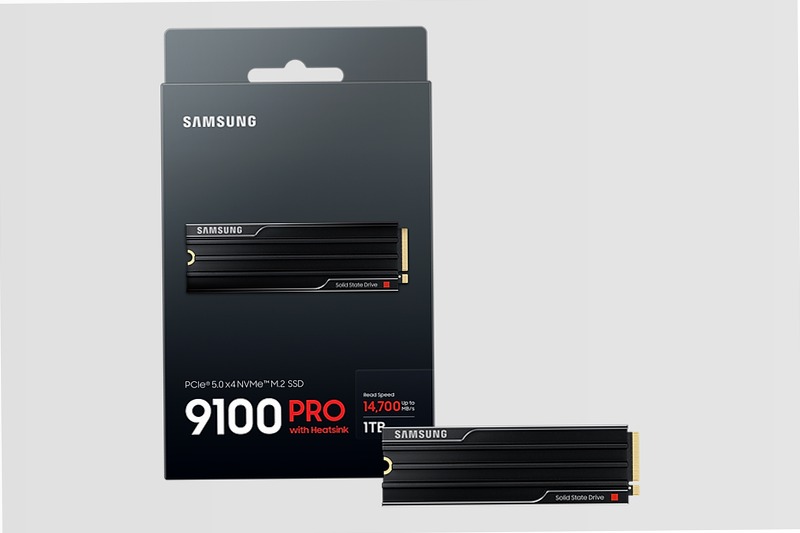 9100 PRO NVMe con dissipatore di calore SSD interno 1TB PCIe 5.0