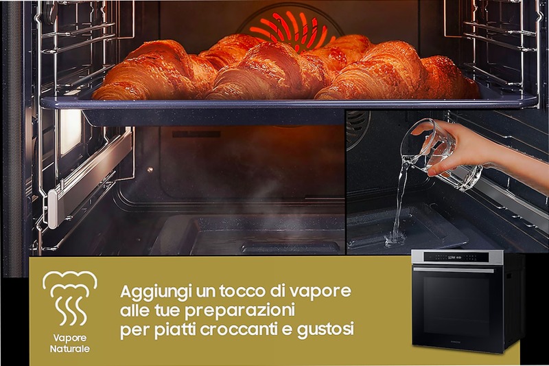 Forno Multifunzione Samsung Serie 4 76L NV7B4040VBS A