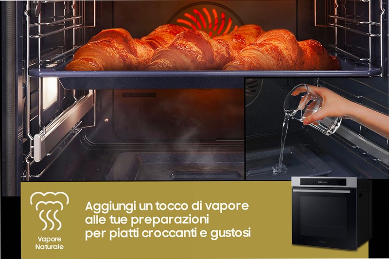 Forno Multifunzione Samsung Serie 4 76L NV7B4040VBS 76 A Beige