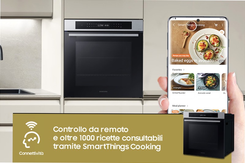 Forno Multifunzione Samsung Serie 4 76L NV7B4040VBS 76 A Beige