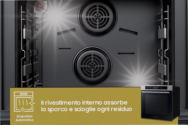 Forno Multifunzione Samsung Serie 4 76L NV7B4040VBS A