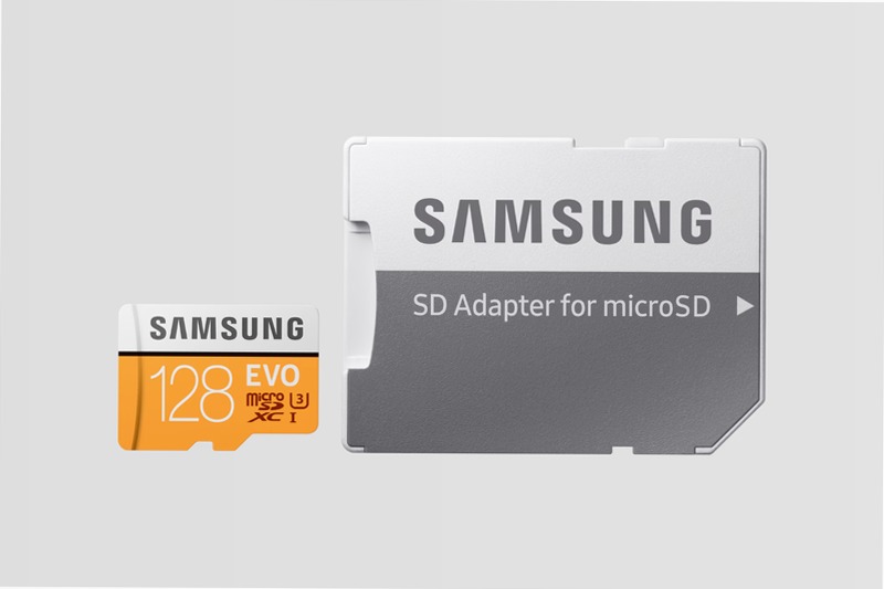 Samsung EVO microSD Card 100MB/s (2020 model) 128GB