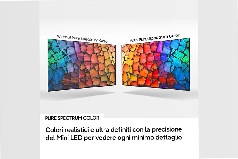 43" Mini LED M70H 4K Vision AI Smart TV Nero
