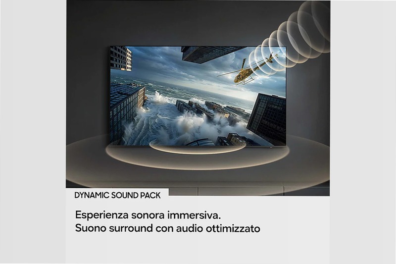 43" Mini LED M70H 4K Vision AI Smart TV Nero