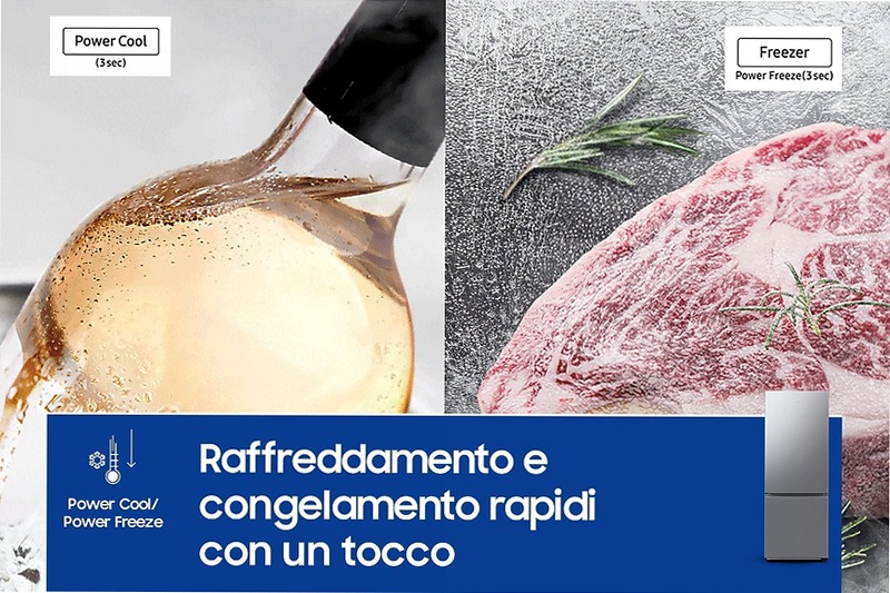 Frigorifero Combinato Samsung FIRST 75 AI Inox B
