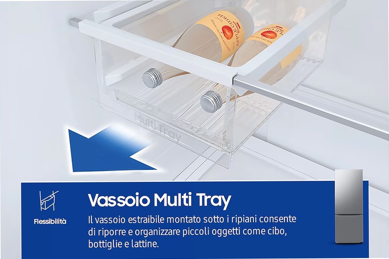 Frigorifero Combinato Samsung FIRST 75 AI Inox B