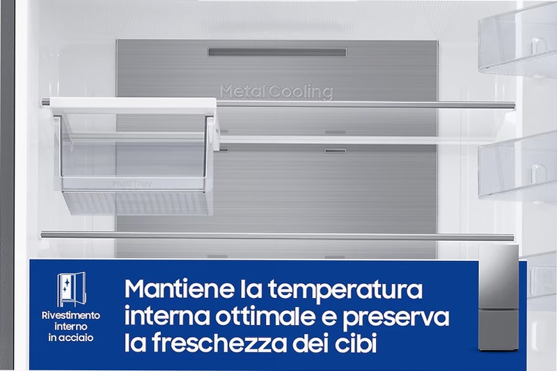 Frigorifero Combinato Samsung FIRST 75 AI Inox B