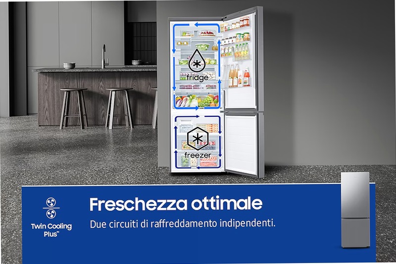 Frigorifero Combinato Samsung FIRST 75 AI Inox B