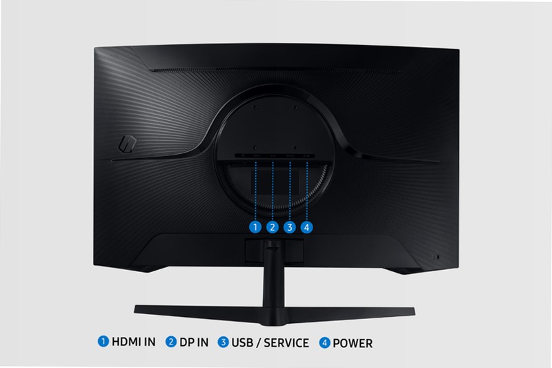 Monitor Gaming Odyssey G5 - G55C da 32'' QHD Curvo Nero VA