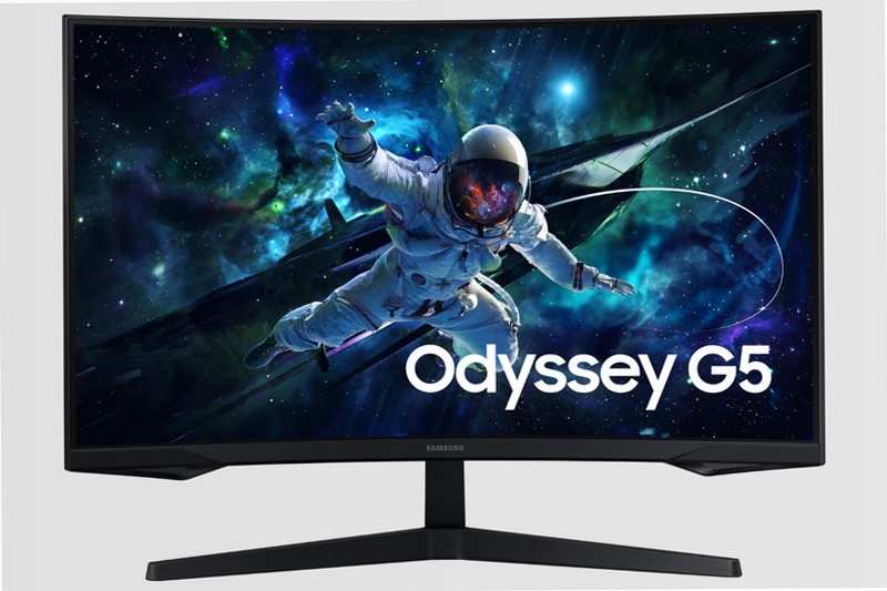 Monitor Gaming Odyssey G5 - G55C da 32'' QHD Curvo Nero VA