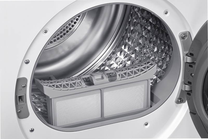 Asciugatrice Samsung Crystal EcoDry 9 Kg 9kg A Bianco