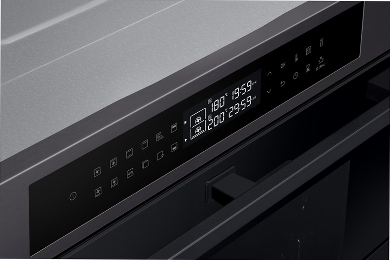 Forno Samsung Dual Cook Flex™ Serie 4 76L NV7B4340UBB 76 A Nero