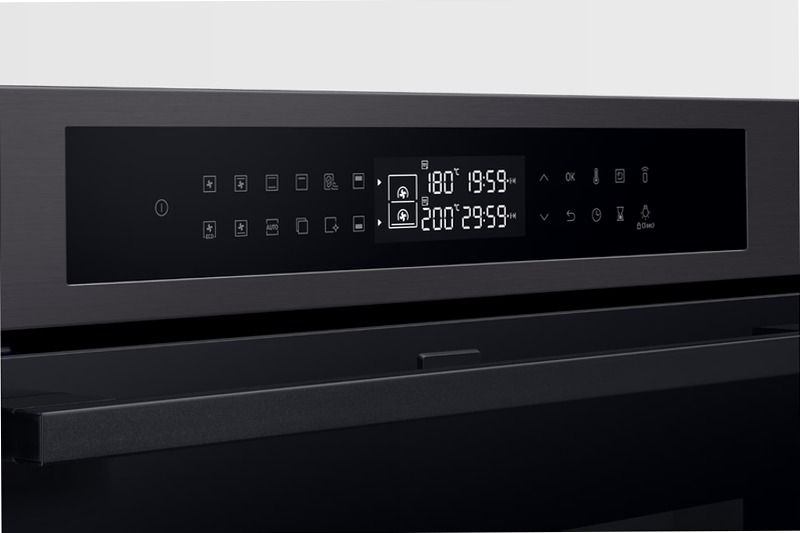 Forno Samsung Dual Cook Flex™ Serie 4 76L NV7B4340UBB 76 A Nero