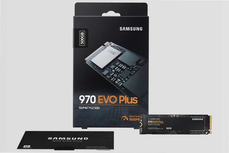 970 EVO Plus NVMe M.2 SSD 500GB 3500MB/s 3500MB/s