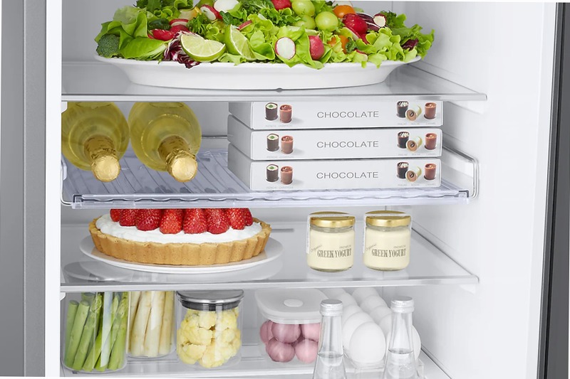Frigorifero Combinato Samsung EcoFlex AI 2m 390L RB38C676CS9 Inox C