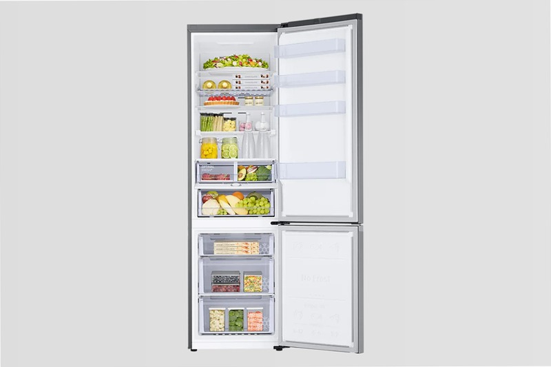 Frigorifero Combinato Samsung EcoFlex AI 2m 390L RB38C676CS9 Inox C